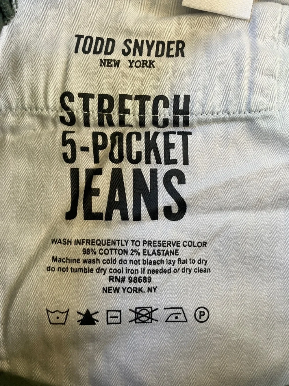 Todd Snyder Stretch 5 Pocket Corduroy Pants Size 31 x 29 Slim Fit Olive Green